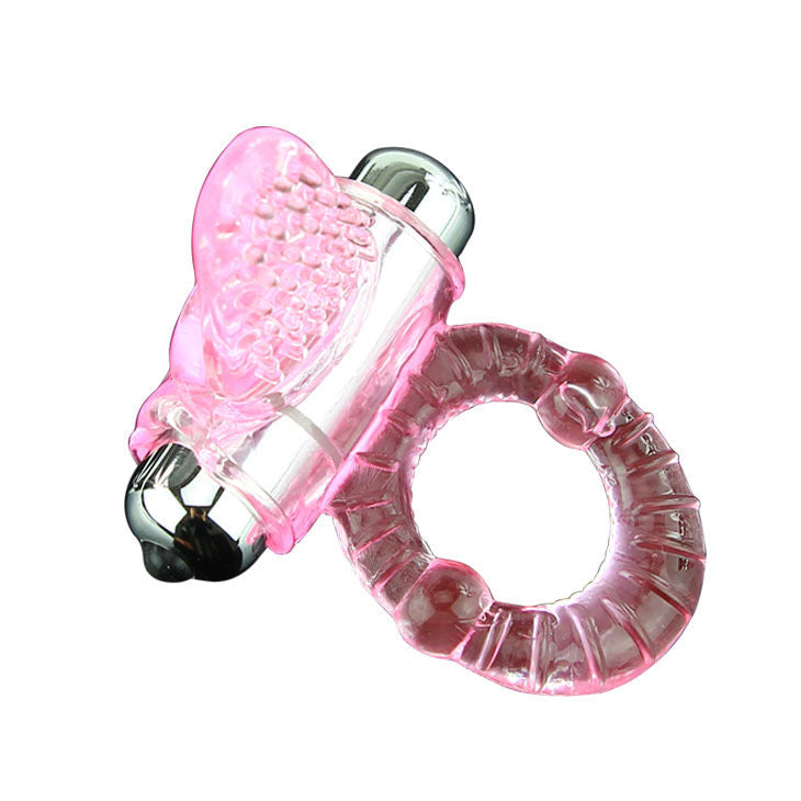 BAILE FOR HIM ANNEAU PÉNIS VIBRATEUR ROSE SWEET ABS 10 RYTHMES — vue alternative