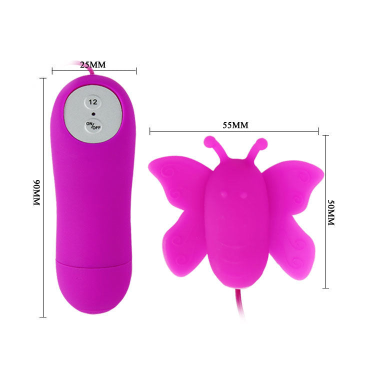 BAILE STIMULATING Love Eggs Stimulateur Clitoris Papillon 12 Vitesses Téléc... — vue arrière