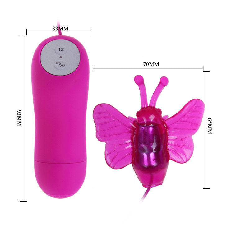 BAILE STIMULATING Vibrateur Stimulateur Papillon Mignon Secret 12V — accessoires inclus