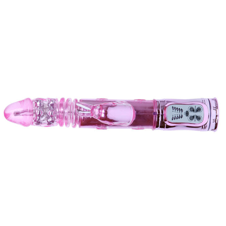 BAILE ROTATIONS ROTATEUR RAMPANT ROSE THROBBING BUNNY — accessoires inclus