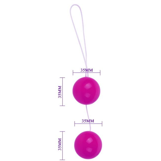 BAILE STIMULATING Twins Balls Boules Chinois Lilas Unisexe — vue détaillée