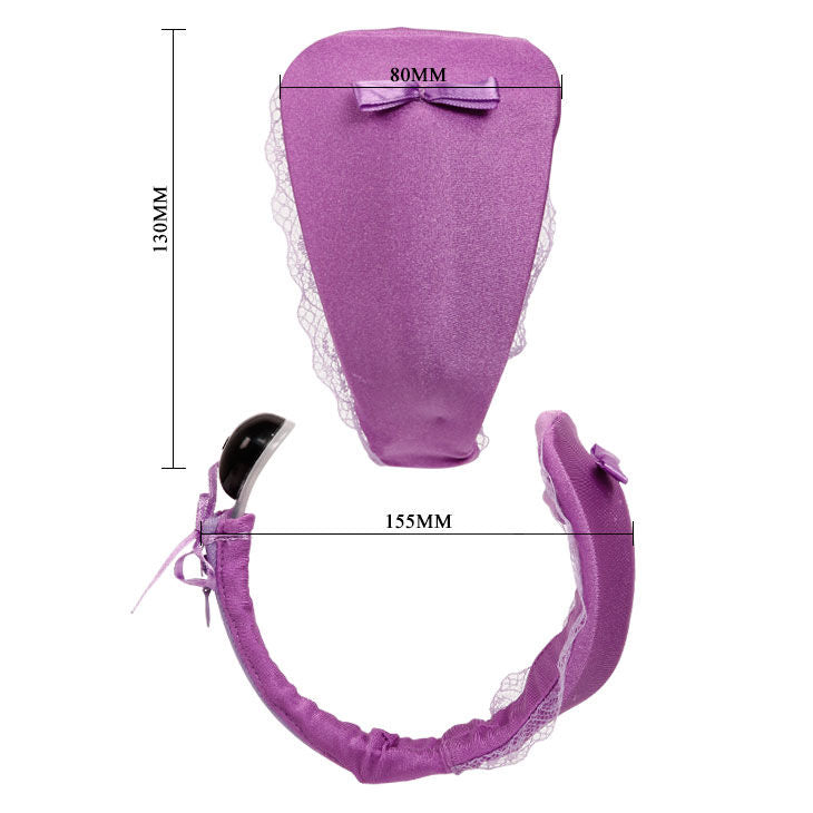 BAILE STIMULATING String Vibrateur Télécommande Lilas — accessoires inclus