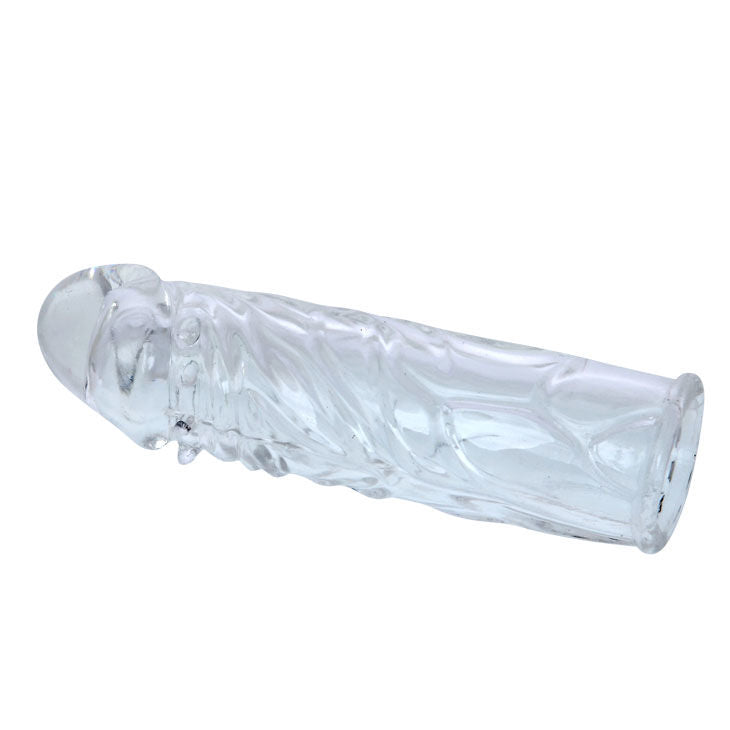 BAILE - Pink Stimulating Silicone Penis Sleeve 13 cm