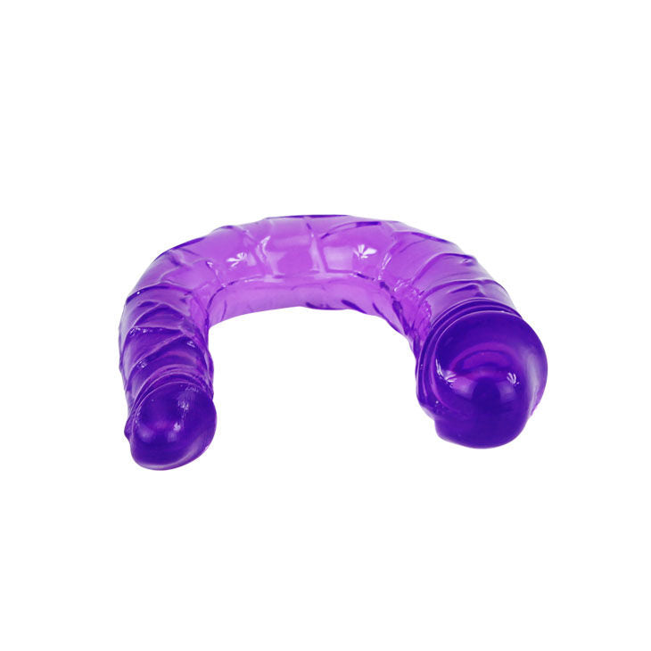 BAILE ANAL DOUBLE GODE GELÉE FLEXIBLE LILAS — vue alternative