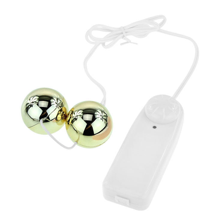 BAILE STIMULATING Vibrateur Balles Chinois Golden - Aura Intime
