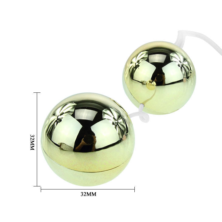 BAILE STIMULATING Vibrateur Balles Chinois Golden — vue arrière