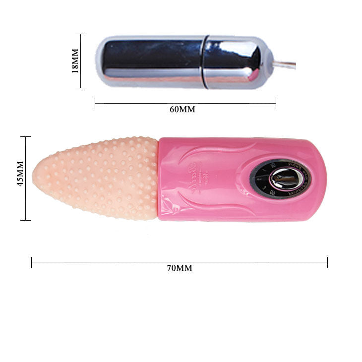 BAILE VIBRATORS Masseur Dede Langue 3V — vue arrière