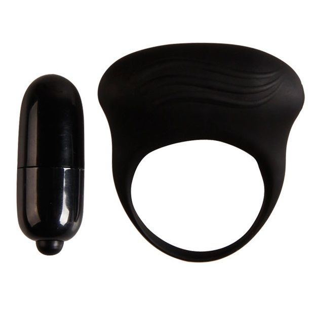 PRETTY LOVE - Bertram Anneau Vibrateur Noir