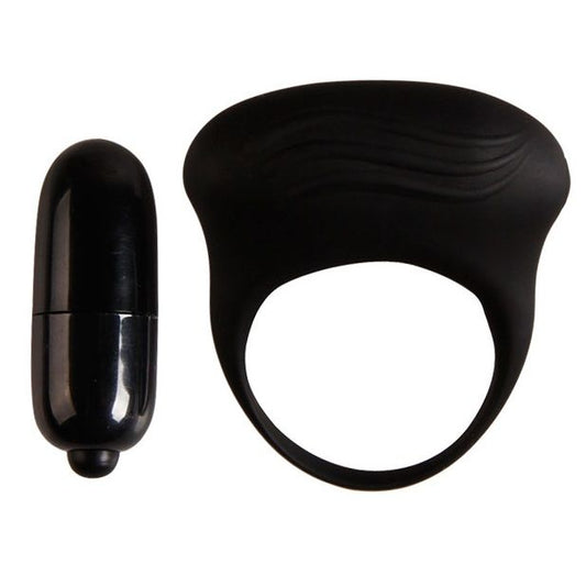 PRETTY LOVE - Bertram Anneau Vibrateur Noir