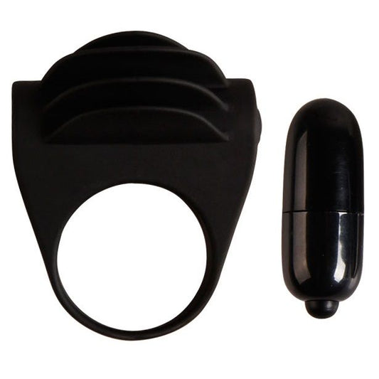 PRETTY LOVE MALE ANNEAU VIBRATEUR NOIR CHESTER - Aura Intime