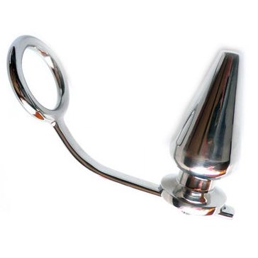 METAL HARD Anneau Acier Plug Anal 45 X 50Mm — vue détaillée