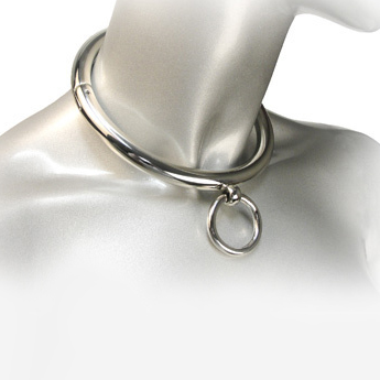 METAL HARD Collier Bdsm Anneau 10Cm - Aura Intime