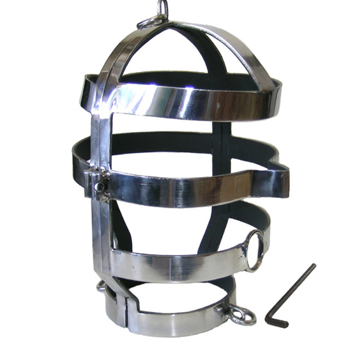 METAL HARD Masque Collier Acier — vue détaillée