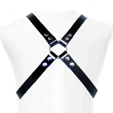 LEATHER BODY Harnais Base - Aura Intime