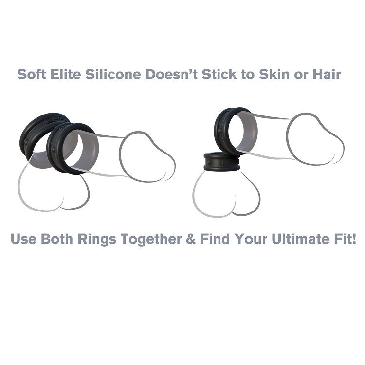 FANTASY C-RINGZ - Bagues En Silicone Max / Large