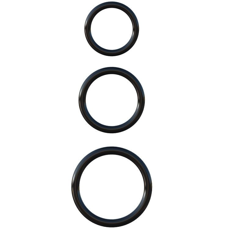 FANTASY C-RINGZ SILICONE 3 ANNEAUX STAMINA SET — vue détaillée