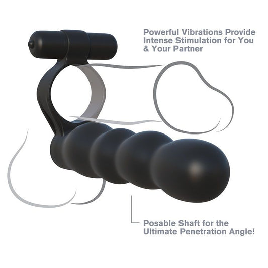 FANTASY C-RINGZ PÉNÉTRATEUR DOUBLE POSABLE - Aura Intime