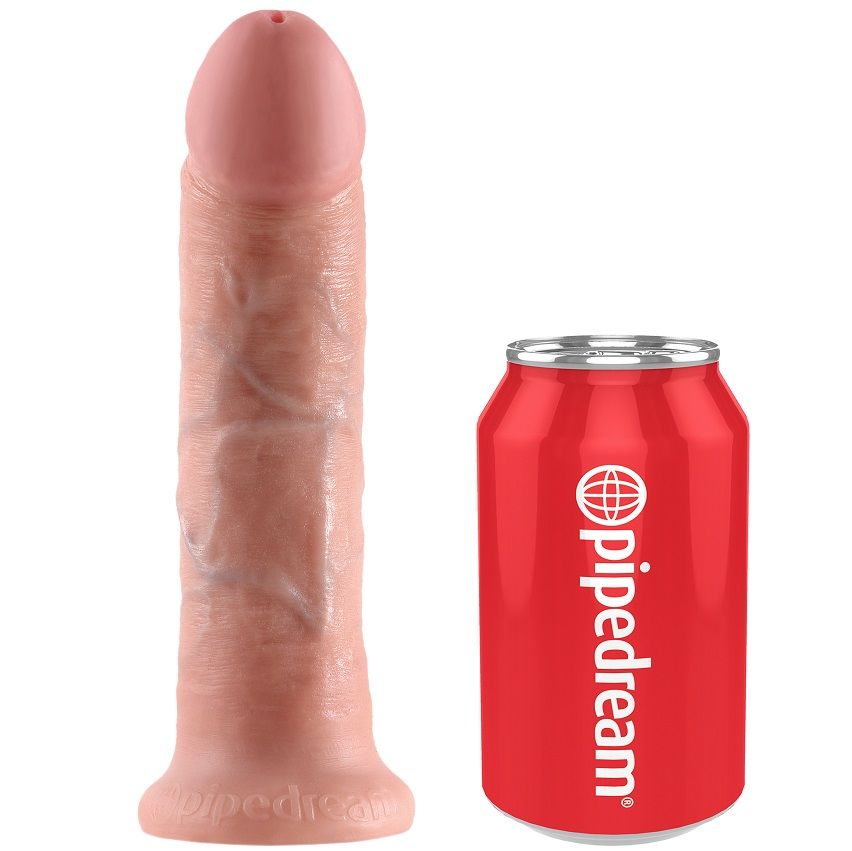 KING COCK KING COCK HARNAIS PÉNIS NATUREL RÉALISTE 20,3 CM — accessoires inclus