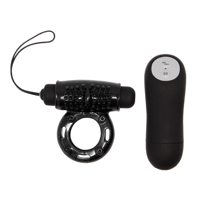 BAILE FOR HIM Anneau Télécommande Noir 20V - Aura Intime