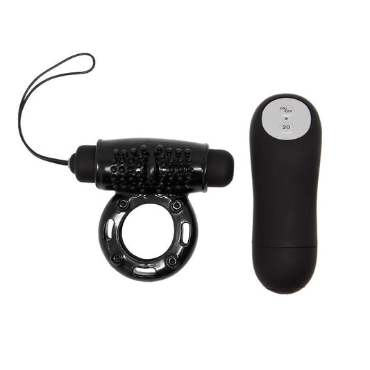 BAILE FOR HIM Anneau Télécommande Noir 20V - Aura Intime