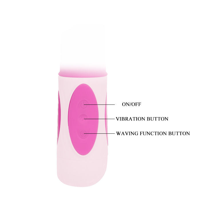 BAILE ROTATIONS Pretty Bunny Triple Vibrateur Rotateur — accessoires inclus