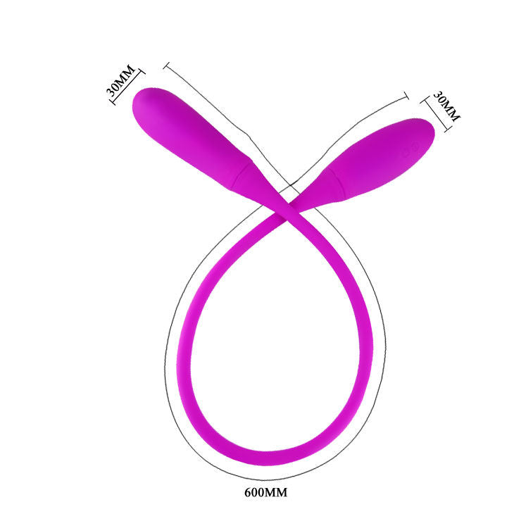 PRETTY LOVE SMART Smart Vibrateur Snaky Vibe 7 V + 3 Chatouilles — accessoires inclus