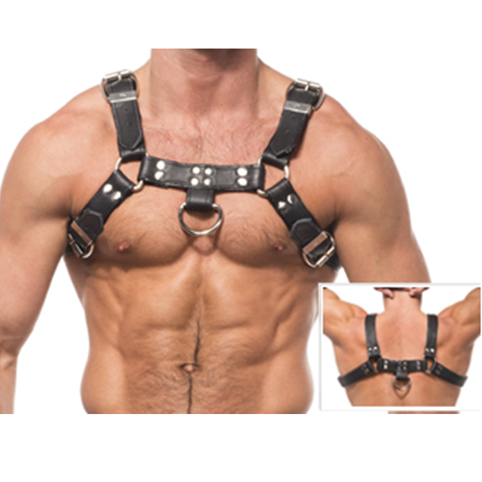 LEATHER BODY Harnais Chaîne Iii - Aura Intime