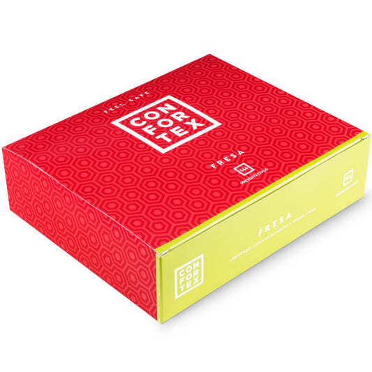 CONFORTEX Condom Fraise 144 Unités - Aura Intime