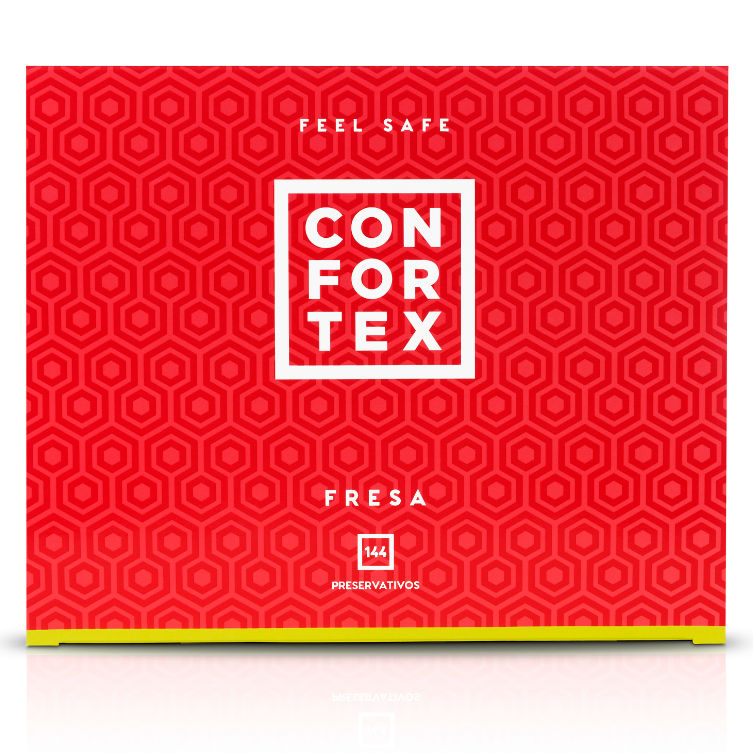 CONFORTEX Condom Fraise 144 Unités — vue détaillée