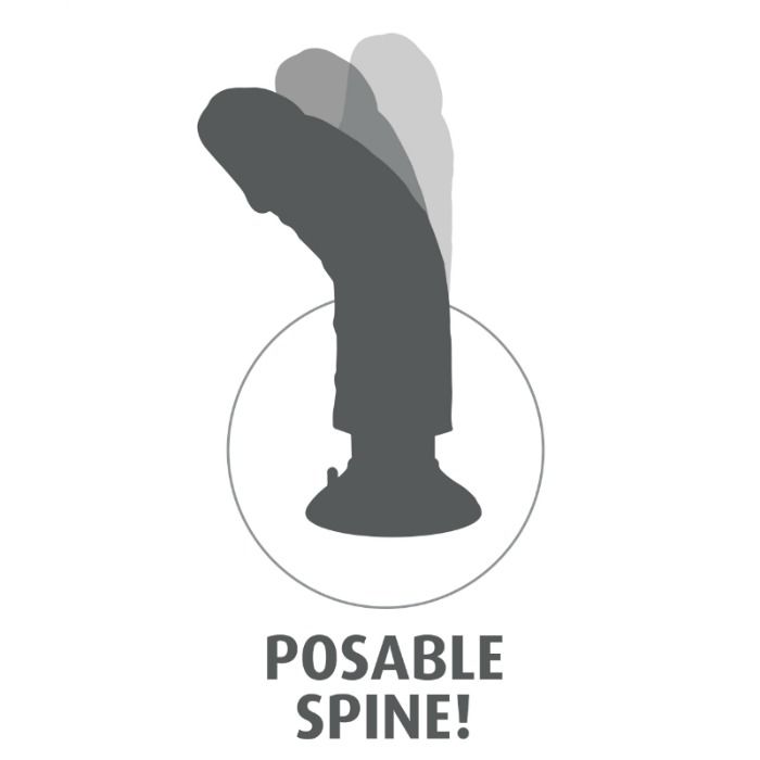 KING COCK - Gode Vibrateur 20.32 Cm Naturel