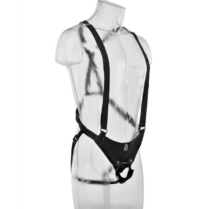 KING COCK SYSTÈME SUSPENSION CREUSE À SANGLES 25,5 CM — accessoires inclus