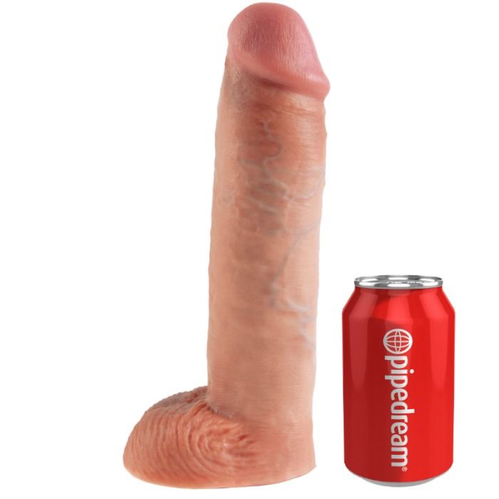 KING COCK STRAP-ON GODE CREUX 28 CM SANGLES COULEUR CHAINE — vue arrière