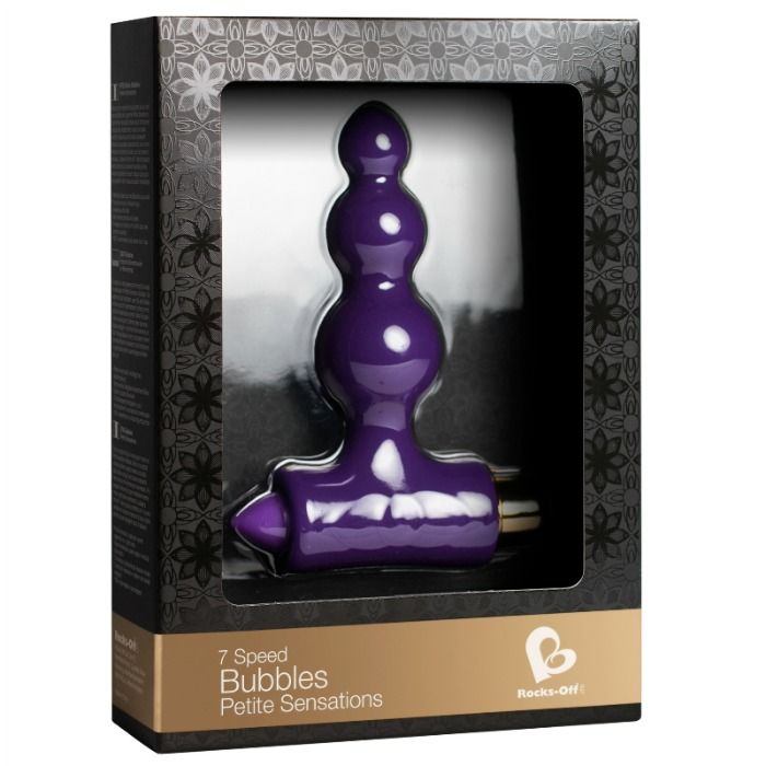 ROCKS-OFF STIMULATEUR ANAL PETITE BULLES - LILAS — vue détaillée