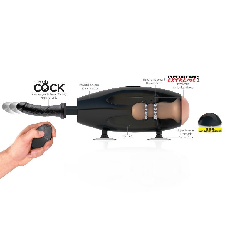 FETISH FANTASY EXTREME INTERNATIONAL SEX MACHINE — accessoires inclus