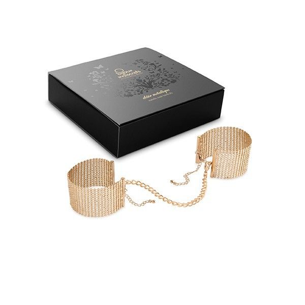 BIJOUX DESIRE METALLIQUE Désir Métallique Menottes Maille Métal Doré — vue alternative