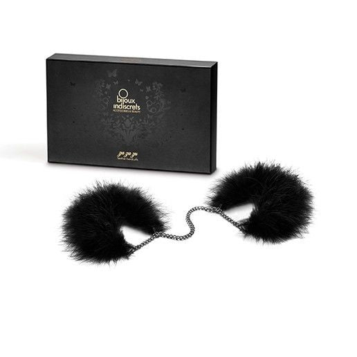 BIJOUX INDISCRETS Za Za Zu Menottes Plume — vue arrière