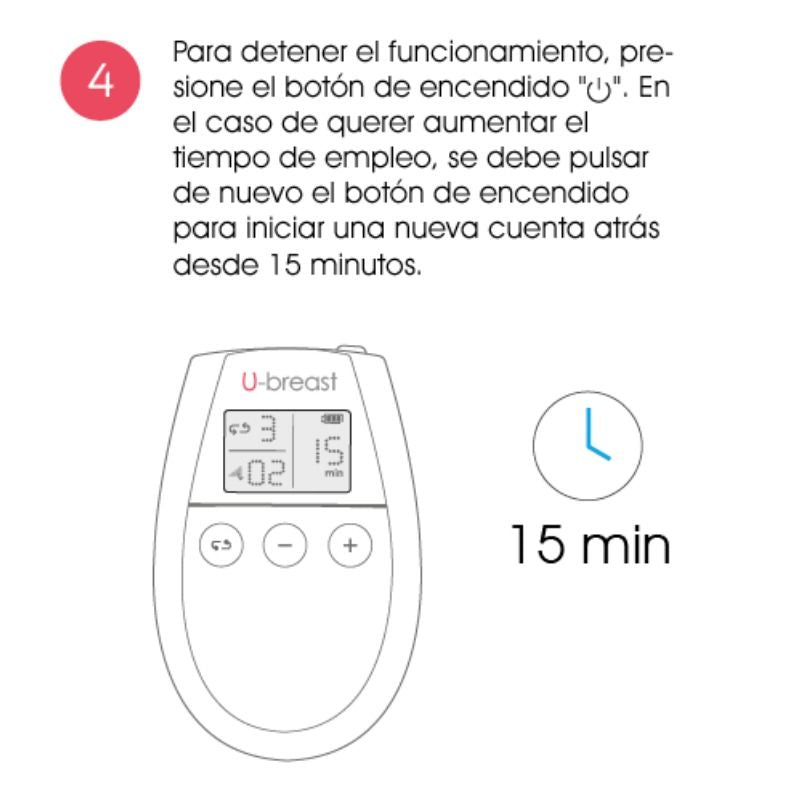 500COSMETICS U Mammaire Augmentation Mammaire Électrostimulation — accessoires inclus