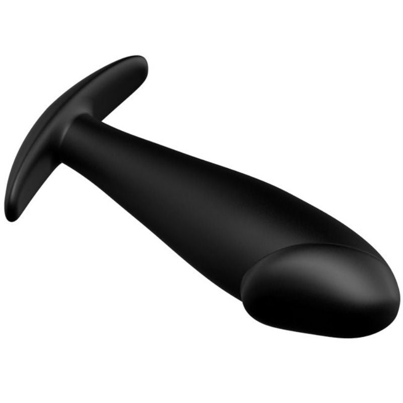 PRETTY LOVE BOTTOM Plug Anal Forme Pénis Silicone Noir — vue arrière