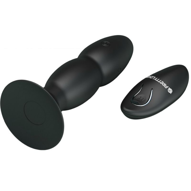 PRETTY LOVE BOTTOM Vibrateur Plug Rotation Par Télécommande — vue arrière