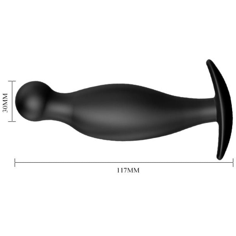 PRETTY LOVE BOTTOM Plug Anal Silicone E 11.7 Cm Noir — vue arrière