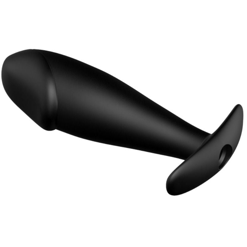 PRETTY LOVE BOTTOM Plug Anal Silicone Forme Pénis 12 Modes Vibration Noir — vue alternative
