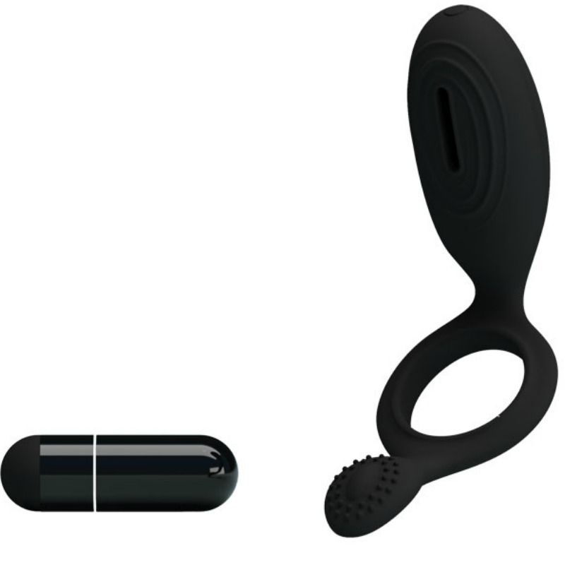 PRETTY LOVE MALE ETHEL ANNEAU VIBRANT STIMULATEUR - Aura Intime