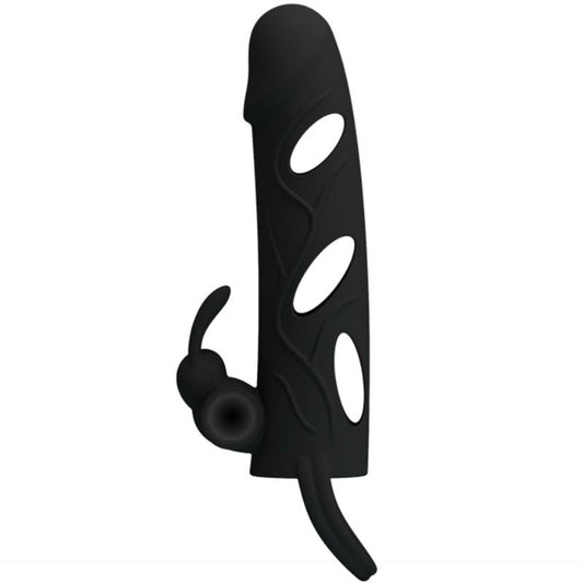 PRETTY LOVE - Housse En Silicone Avec Vibration 14 Cm 1.0