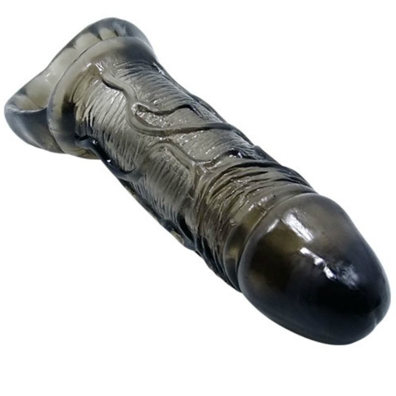 BAILE - Penis Extension Sleeve With Testicle Strap 11.5 Cm
