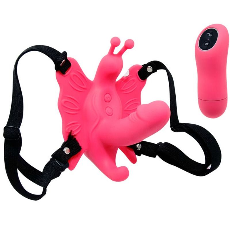 BAILE STIMULATING Harnais Papillon Télécommande Ultra Passionné - Aura Intime