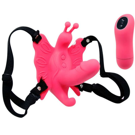 BAILE STIMULATING Harnais Papillon Télécommande Ultra Passionné - Aura Intime