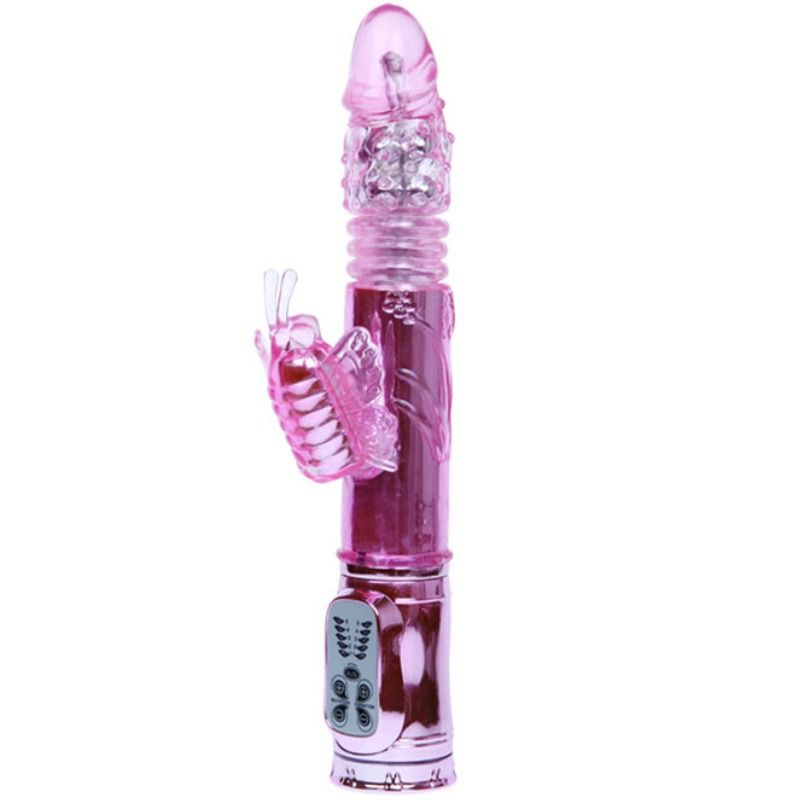 BAILE ROTATIONS Vibrateur Rechargeable Stimulateur Papillon Rotation Thro... - Aura Intime
