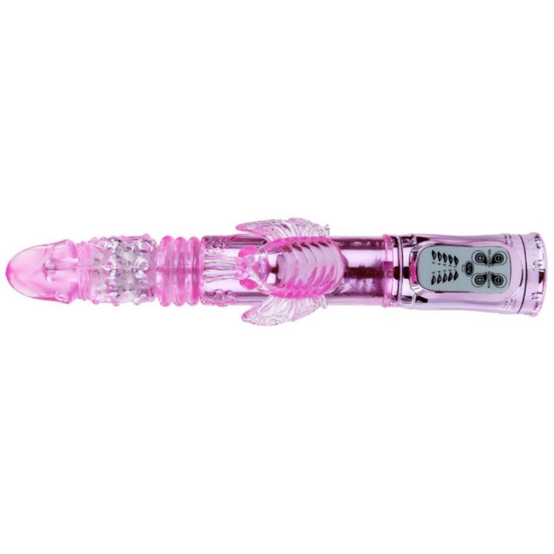 BAILE ROTATIONS Vibrateur Rechargeable Stimulateur Papillon Rotation Thro... — vue arrière