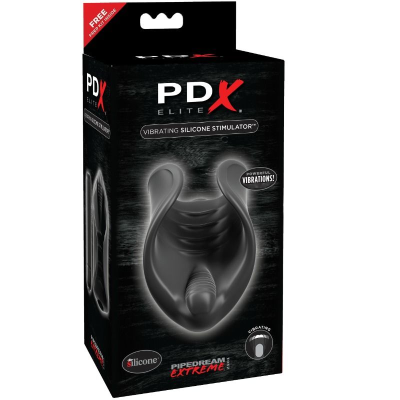 PDX ELITE Stimulateur Vibrant Silicone - Aura Intime