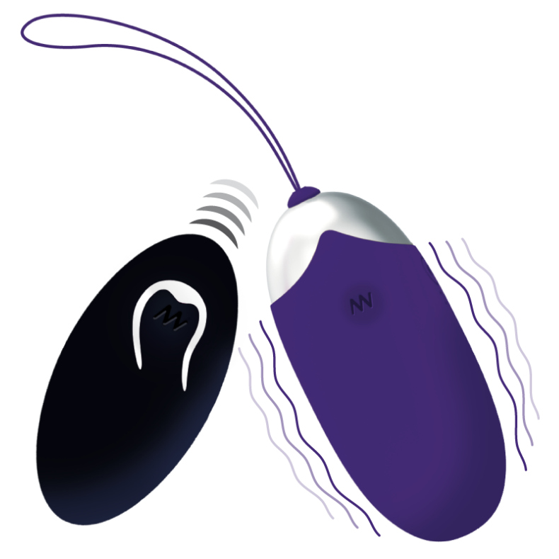 INTENSE REMOTE CONTROL Oeuf Vibrant Flippy Ii Télécommande Violet — vue détaillée